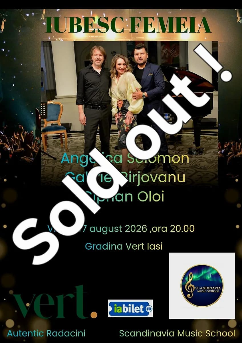 Concertul Iubesc Femeia 2026 - sold out